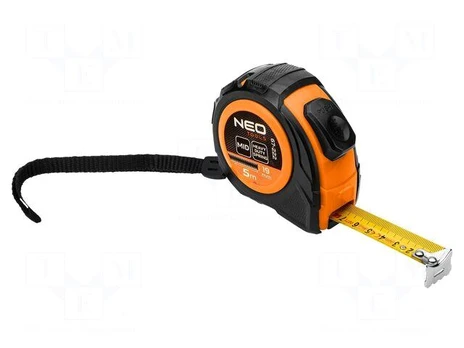 Measuring tape | L: 5m | Width: 19mm | Class: II