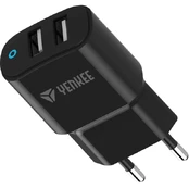 Dvigubas įkroviklis YENKEE, 2x USB-A, 12W kaina