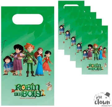 Šventiniai maišeliai "Robin Hood" 8 vnt
