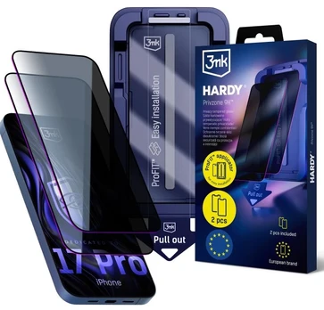 3mk Hardy Privzone 9H - Apple iPhone 17 Pro