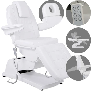 Elektrinis kosmetologinis krėslas Velora PRO 4 Touch Core, baltas