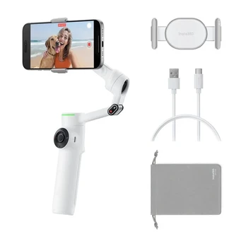Insta360 Flow 2 Pro AI Tracker Bundle/ Summit White