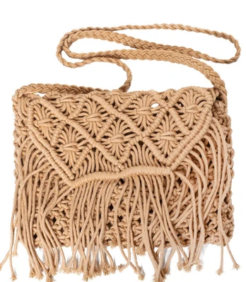 Vasaros maža macramé boho rankinė per petį 18104-uniw, unisize