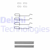 Priedų komplektas, diskinių stabdžių trinkelės DELPHI LX0113 kaina
