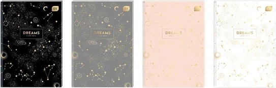 Interdruk Brulion A5/96K grotelės Metallic Dreams (5szt)