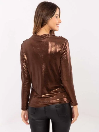 Italy Moda Bluzka-DHJ-BZ-15268.30-ruda