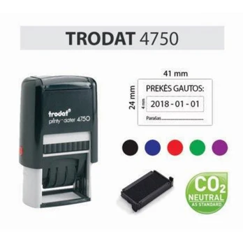 Antspaudas su data T4750