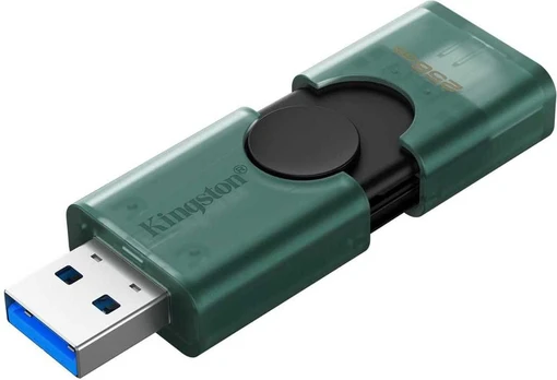 Kingston DataTraveler Duo USB Atmintukas | Green, 256GB