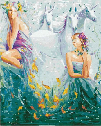 TPS Tapybos rinkinys "Marine nymphs"