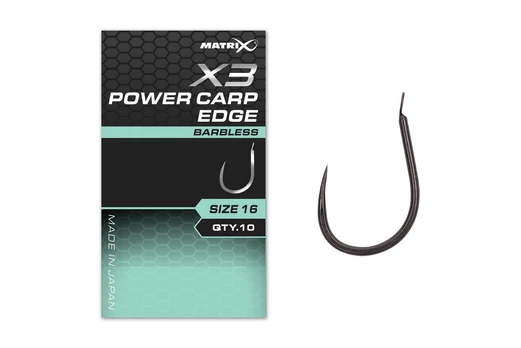 Kabliukai Matrix X3 Power Carp Edge be užkarpėlės Nr. 16