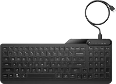 HP 405 Backlit USB-C Wired 24/7 Keyboard, Spill Resistant, Sanitizable, Programmable, Adjustable Tilt and LED brightness - Black - US ENG kaina