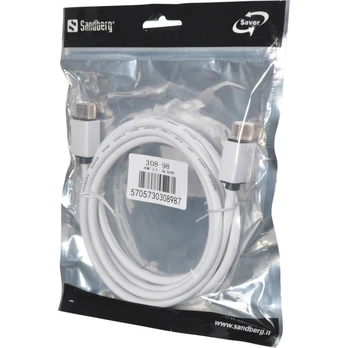 Laidas Sandberg HDMI 2.0 Cable HDMI, HDMI, 2 m, balta