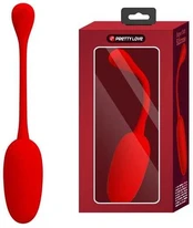 PRETTY LOVE - KNUCKER RED RECHARGEABLE VIBRATING EGG kaina