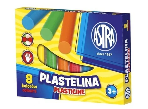 Plastilino rinkinys Astra, 8 spalvos