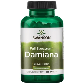 SWANSON Damiana Lapai 510mg - 100 kaps.