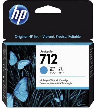 HP 712 29-ml Cyan DesignJet Ink | 3ED67A