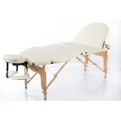 Sulankstomas masažo stalas Classic Oval 3 (Cream) kaina