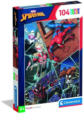 Clementoni CLE puzzle 104 SuperKolor Spider-Man 25043