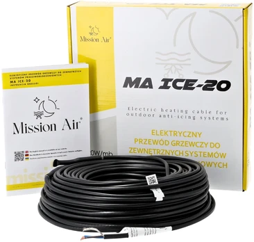 Devi Šildymo kabelis nuo apledėjimo MA ICE-20W/M 1200W 60M