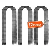 10 colių 12 vnt. U formos plieniniai įkalimai kaina