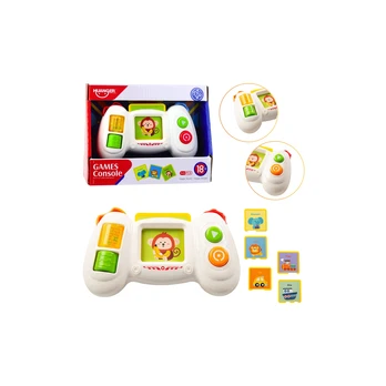 Lean Toys Interactive Educational Pad Console with Cards, Lights, and Sounds