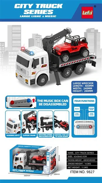 Car Transporter with Lights and Sound + Car