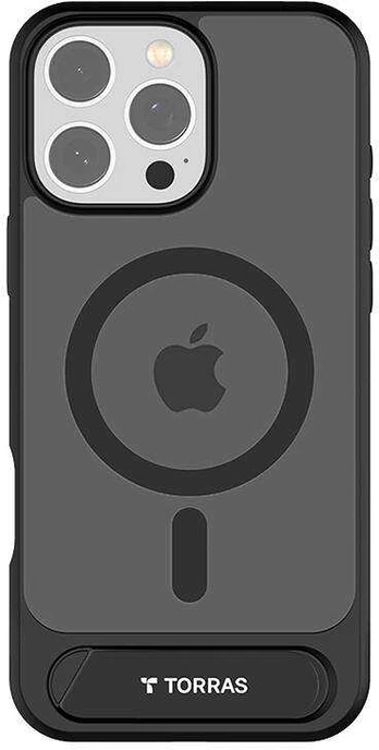Torras Dėklas Torras Pstand Series dla iPhone 16 Pro (Juoda)