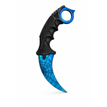 Medinis karambit peilis '' Spider-man web '' - 20cm