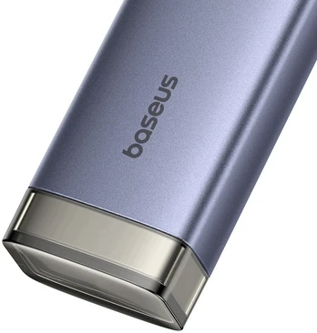 HUB USB Baseus USB-A/USB-C UltraJoy Series 4xUSB-A 3.1 1xUSB-C 5V - pilkas (6932172655822)