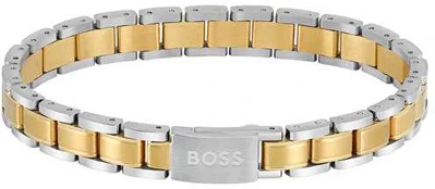 Hugo Boss Stilinga dvispalvė apyrankė vyrams Metal Links Essentials 1580195