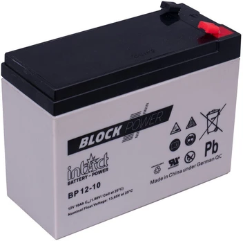 Akumuliatorius intAct Block-Power 12V 10Ah c20