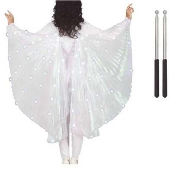 Fiesta Perlemor vinger med lys, 140 cm