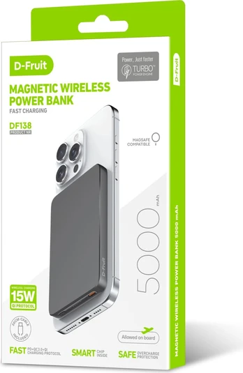 D-Fruit power bank 5000mAh Wireless DF138