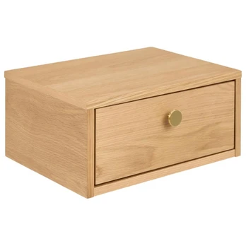 Monfort bedside table, Top oak veneer matt, 40x30x18 cm