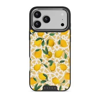 Lemon Juice - iPhone 17 Pro Max Case, Elite Dark (MagSafe) / Silver
