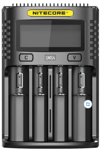AKUMULIATORIŲ ĮKROVIKLIS 4 SLOT/UMS4 NITECORE