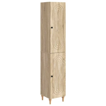 Spintelė 2 pcs Sonoma ąžuolas Apdirbta mediena