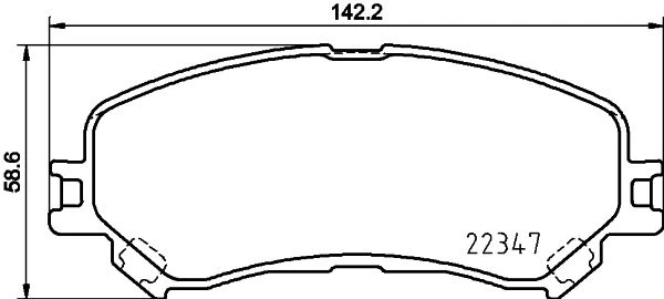 Stabdžių trinkelių rinkinys, diskinis stabdys BREMBO P68067