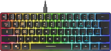 Speedlink - LETOS RGB 60% Gaming Keyboard - US Layout - Black