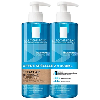 La Roche Posay Purifying Foaming Gel 2 x 400 ml 400ml