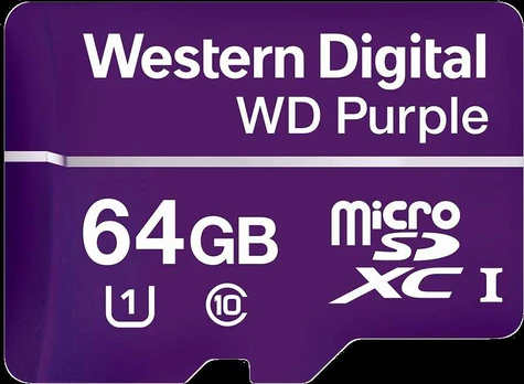 Western Digital CSDCARD WD Violetinė (MICROSD, 64GB)