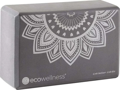 EcoWellness Kostka do jogi QB-022 pilka