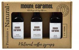 Mount Caramel – Syrup Set 3 × 100 ml – Caramel · Rose · Raspberry in Chocolate