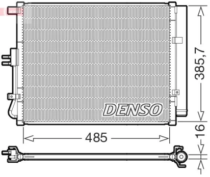 Kondensatorius, oro kondicionierius DENSO DCN43007