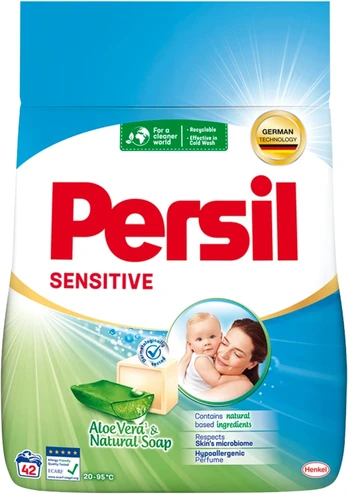 Skalbimo milteliai "Persil Sensitive" 2,52 kg