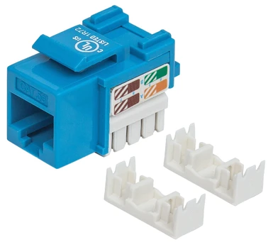 Intracom INTELLINET Cat5e Keystone Jack mėlynas UTP Punch-down