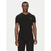 Lacoste Marškinėliai TH6710 Juoda Regular Fit