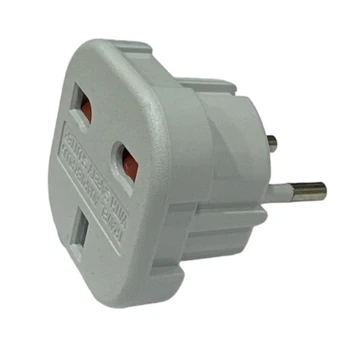 Maitinimo kištuko adapteris CP UK1, Europlug/UK Plug, balta sp.