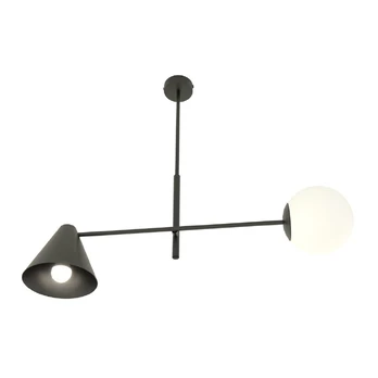 Šviestuvas kabinamas Emibig Hermes 2 Black 1347/2, E14