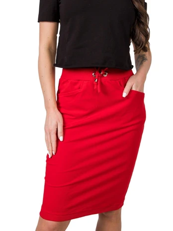 Basic Feel Good Spódnica-RV-SD-4793-1.32-red